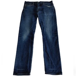 Hiroshi Kato Size 33 The Pen Slim Raw Wash Blue Jeans